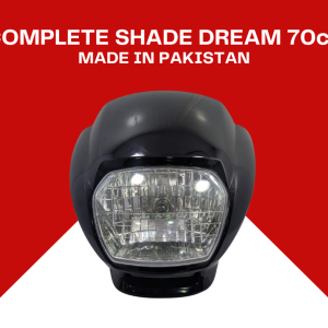 Complete Headlight with Shade for Dream 70cc